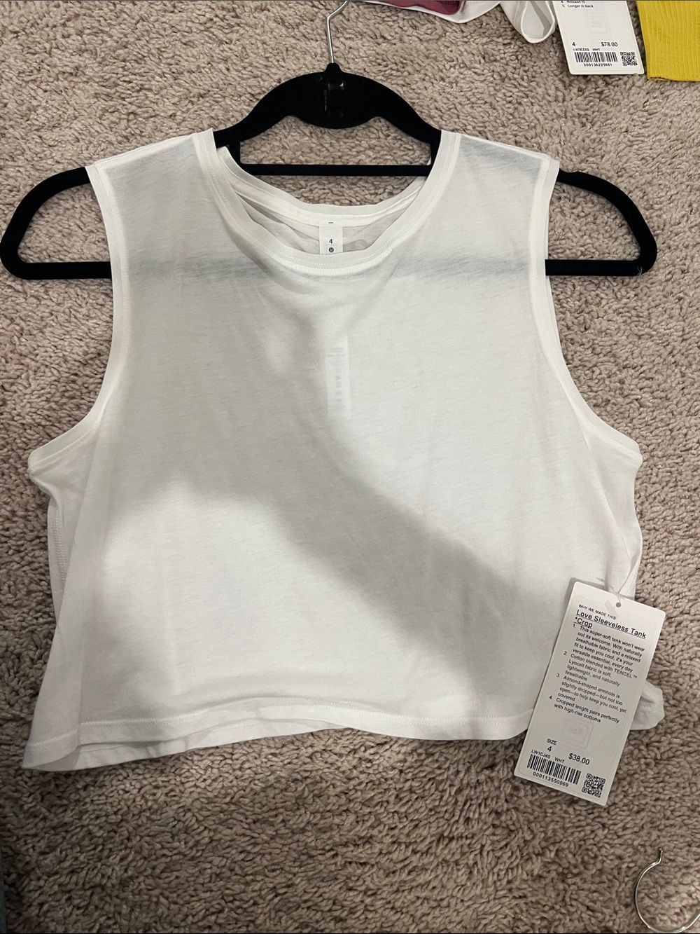Lululemon love crop top